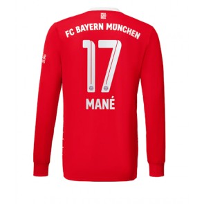 Bayern Munich Sadio Mane #17 Hemmatröja 2022-23 Långärmad